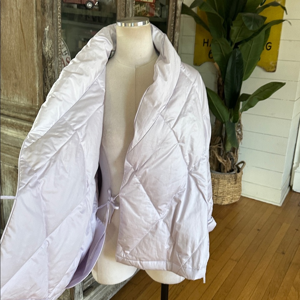 CUDDLEDOWN DOWN BED JACKET BELLFLOWER LARGE NEW DUCK DOWN - Picture 6 of 10